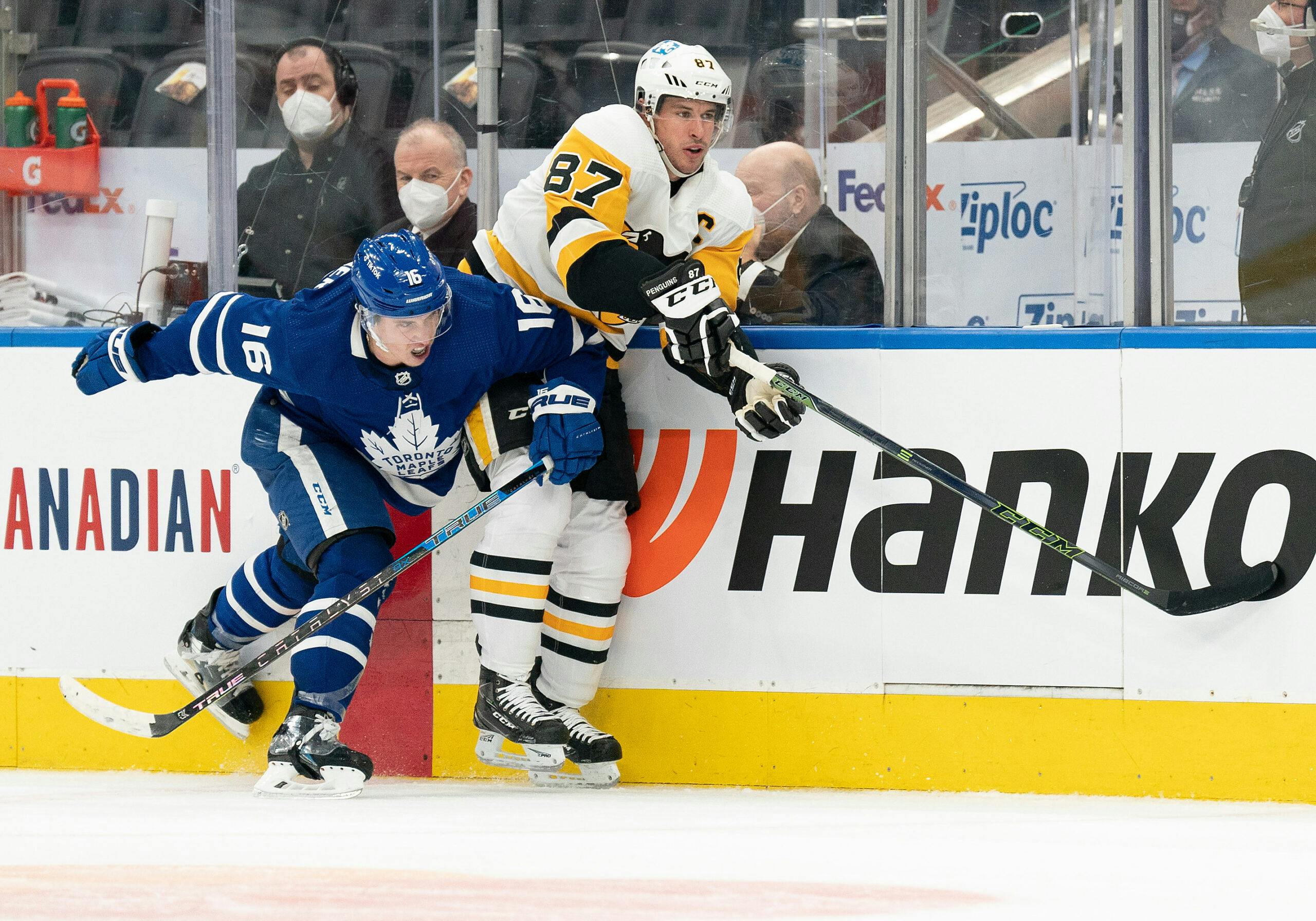 NHL superstars Mitch Marner and Sidney Crosby