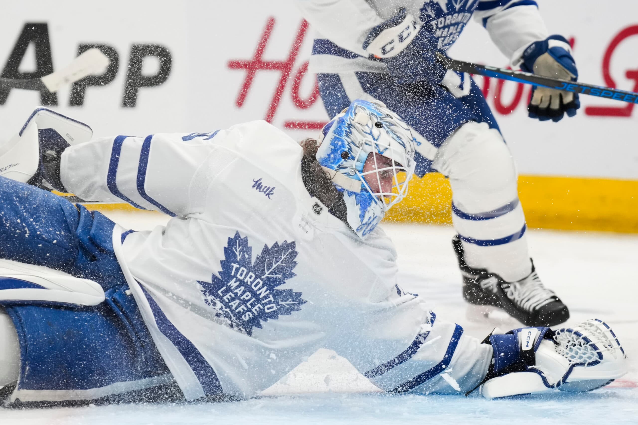 Toronto Maple Leafs goaltender Dennis Hildeby.