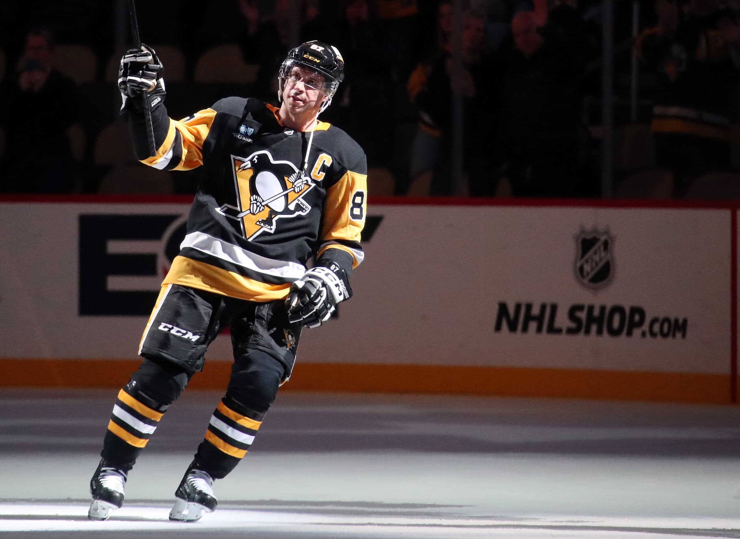 Pittsburgh Penguins all-time assists leader, Sidney Crosby.