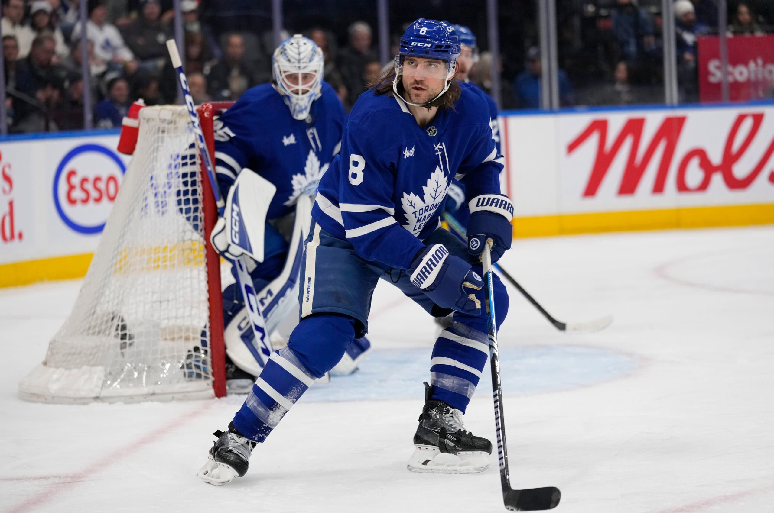 Chris Tanev Toronto Maple Leafs in defensive zone